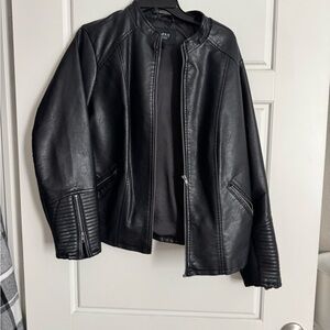 Torrid Black Leather Jacket